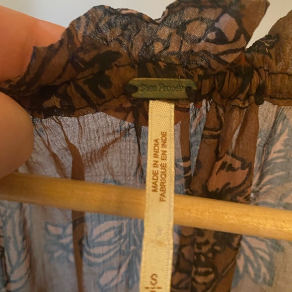 Free People Hendrix Floral Sheer Top - Picture 7 of 7